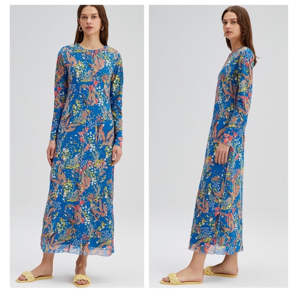 37 Salon Designer Privé Floral Dress - Picture 4 of 4